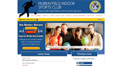 Desktop Screenshot of murrayfieldindoorsportsclub.co.uk